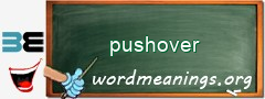 WordMeaning blackboard for pushover